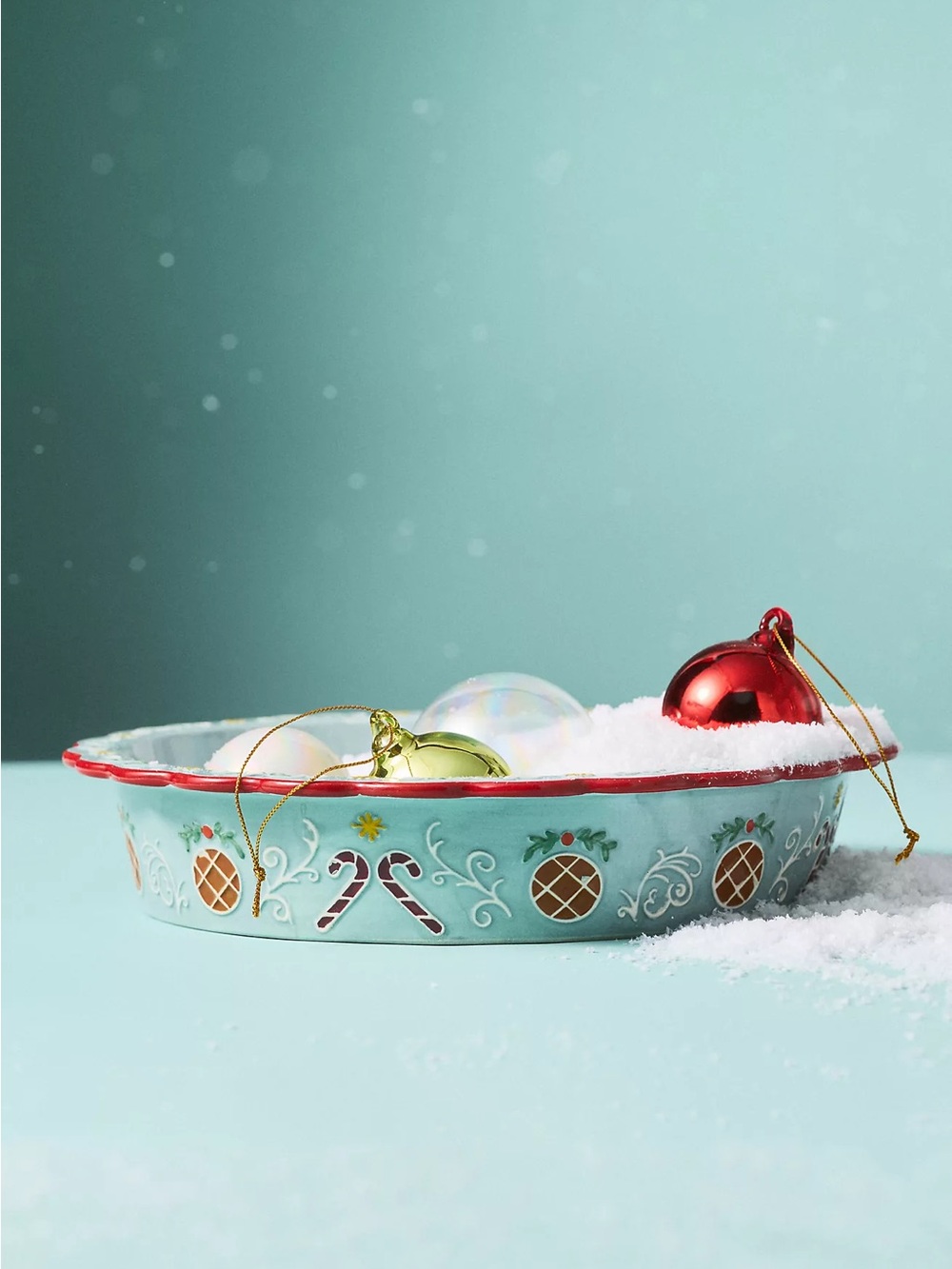 ❤️Holiday Candy Cane Pie Dish from Anthropologie - New in Box!